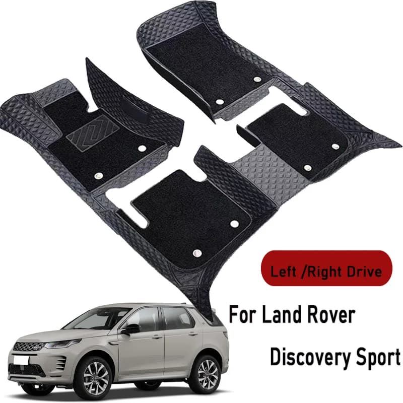 Car Floor Mats for Land Rover Discovery Sport 2020 2021-2024 Custom Auto Foot Pads Automobile Carpet Cover Interior Accessories