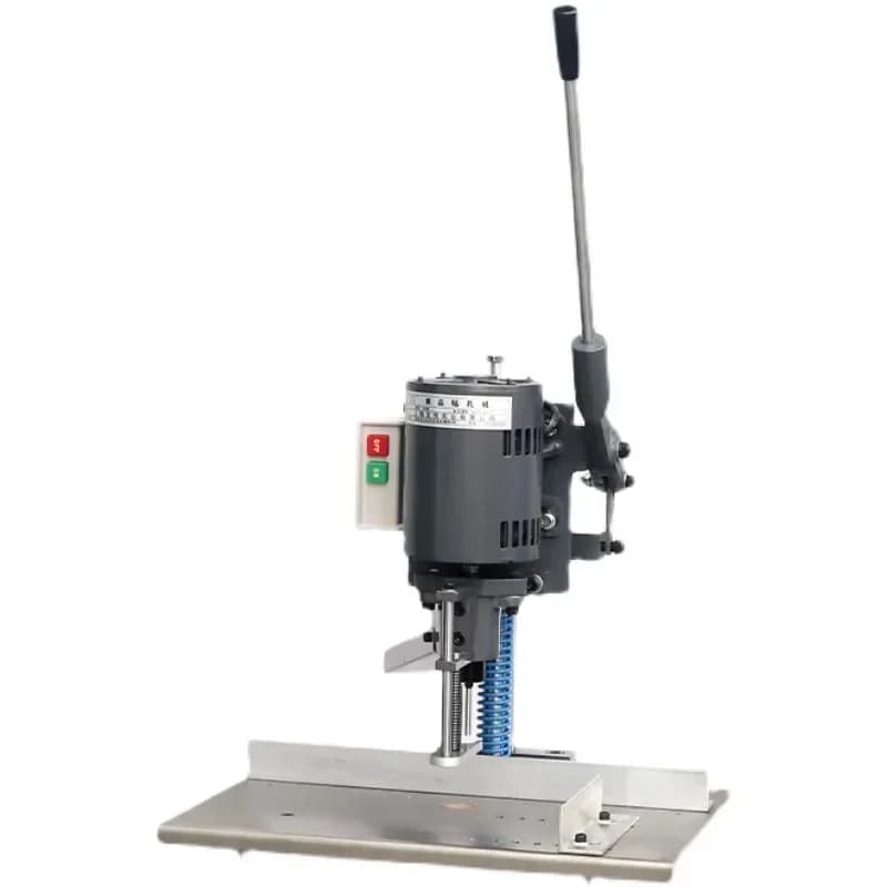 Punching machine for shopping bags/business cards; 150D heavy-duty punching/drilling machine for hang tags.