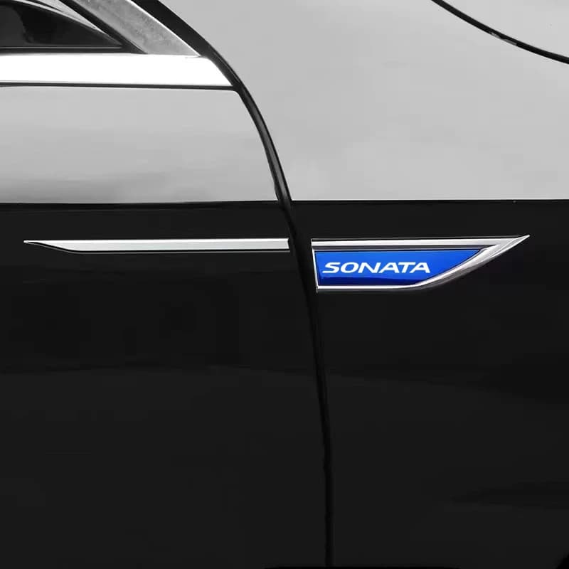 Adesivo Protettivo per Carrozzeria Auto, Emblema Decorativo Fai-da-Te per Parafango, per Hyundai Sonata LF 2015 2016 2017 2018 2022, Accessori