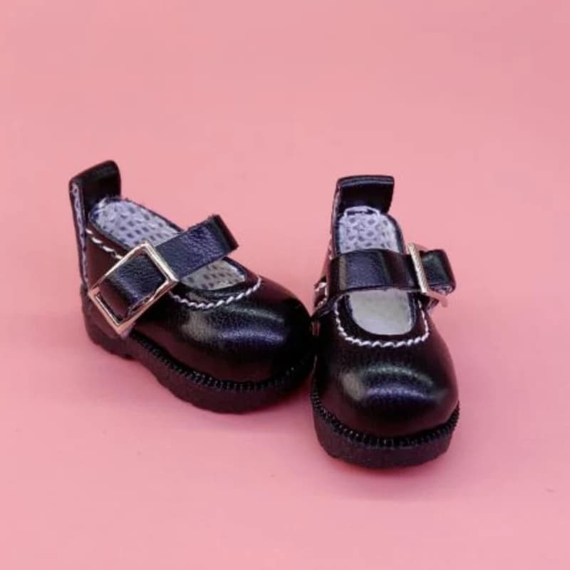 Stivali per bambole Tilda da 3,2 cm per giocattolo per bambole Blythe Azone, mini scarpe in pelle 1/8 per mini bambole RRFF e accessori per scarpe per bambole Pings