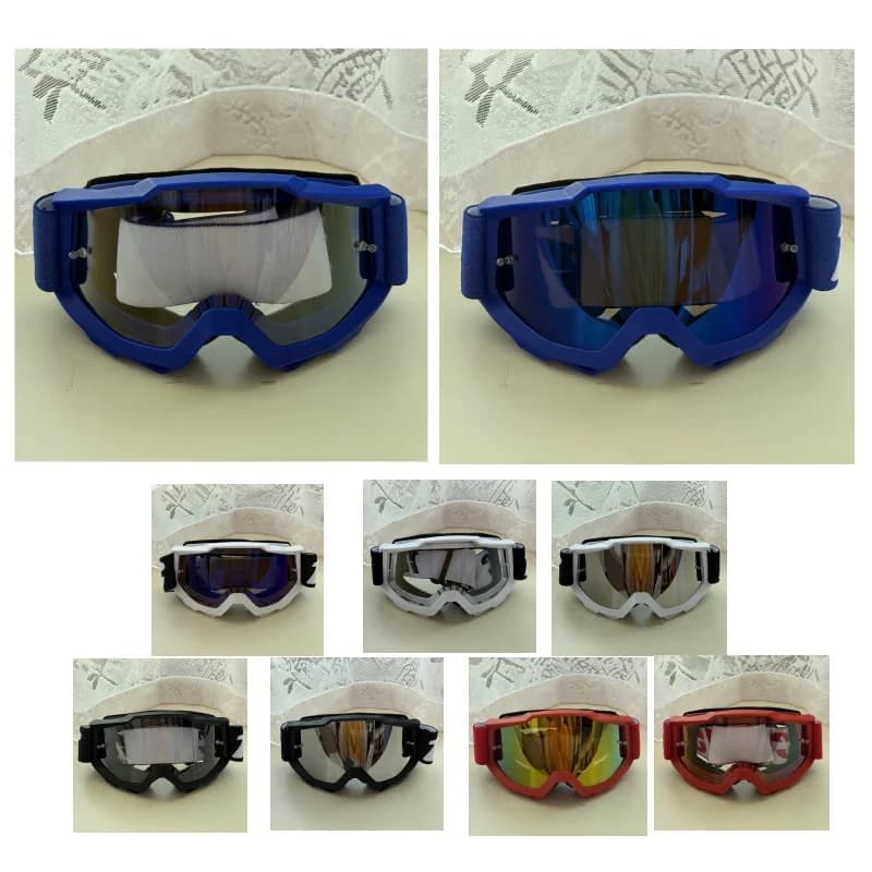 Multi Sport Protective Goggles Moto Bike Ski Downhill Eyewear Adjustable Strap Wind‑Sand Splash Eye Shield