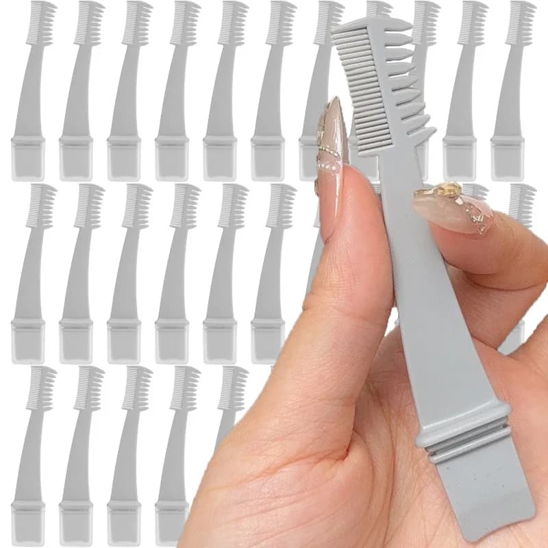 2 in 1 Double Head Mascara Separation Tool Hair Brush Multi-function Eye Lash Mascara Curl Brushes Beauty makeup