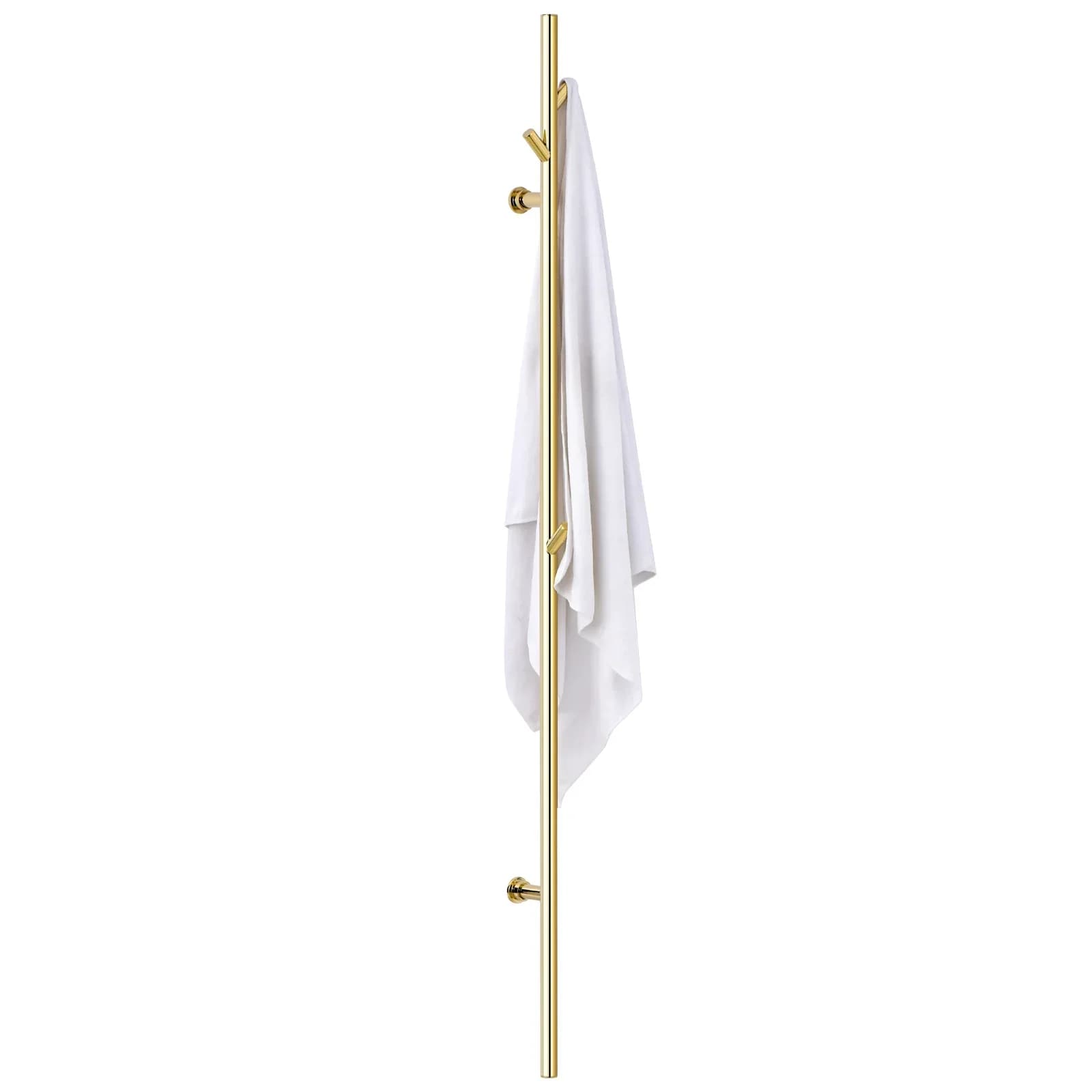 Accessori da bagno dal design popolare Portasciugamani riscaldato in acciaio inossidabile 304 color oro