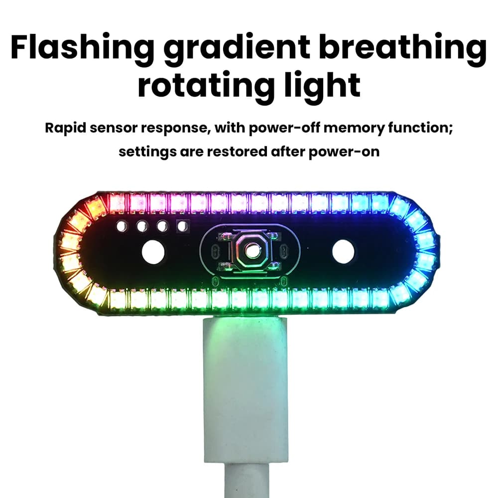 8-Mode Model colored taillights flow light Wireless LED Flashing Gradient Rotating lamp Breathing lights aircraft Drone USB-C