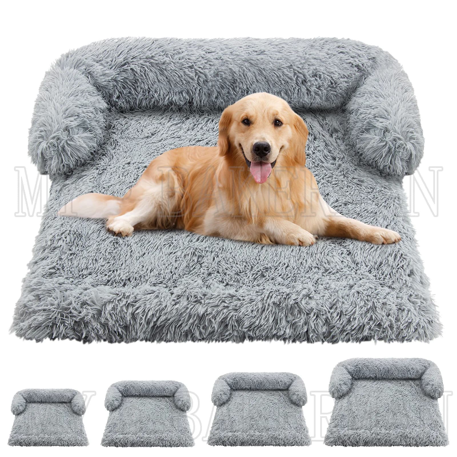 S-XXL Divano letto per cani da compagnia per cani Letto calmante per animali domestici Nido caldo Lavabile Morbido Tappetino protettivo per mobili Coperta per gatti Divano letto per cani di grandi dimensioni