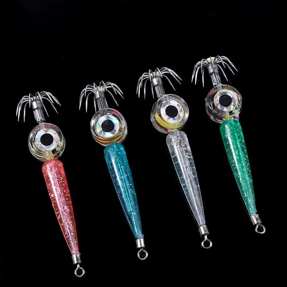 Sea Luminous Lure Flashing Lamp Sea Fishing Feeder Squid Bait LED Fish Lamp FIshing LED Light Squid Jig Hook Fishing Lure Light