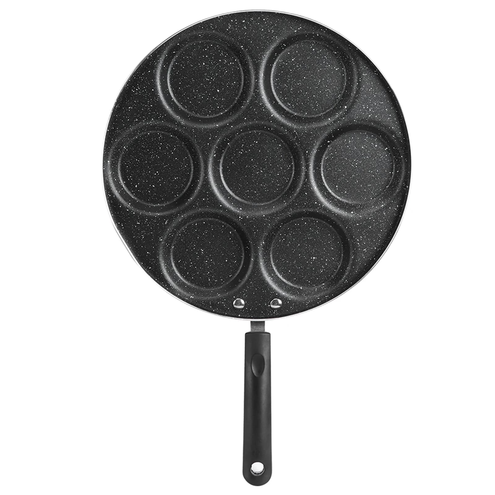 Kitchen pan 7 holes Non-stick frying pan Fried eggs Burger pan for kitchen pots for domestic use Non-stick pan
