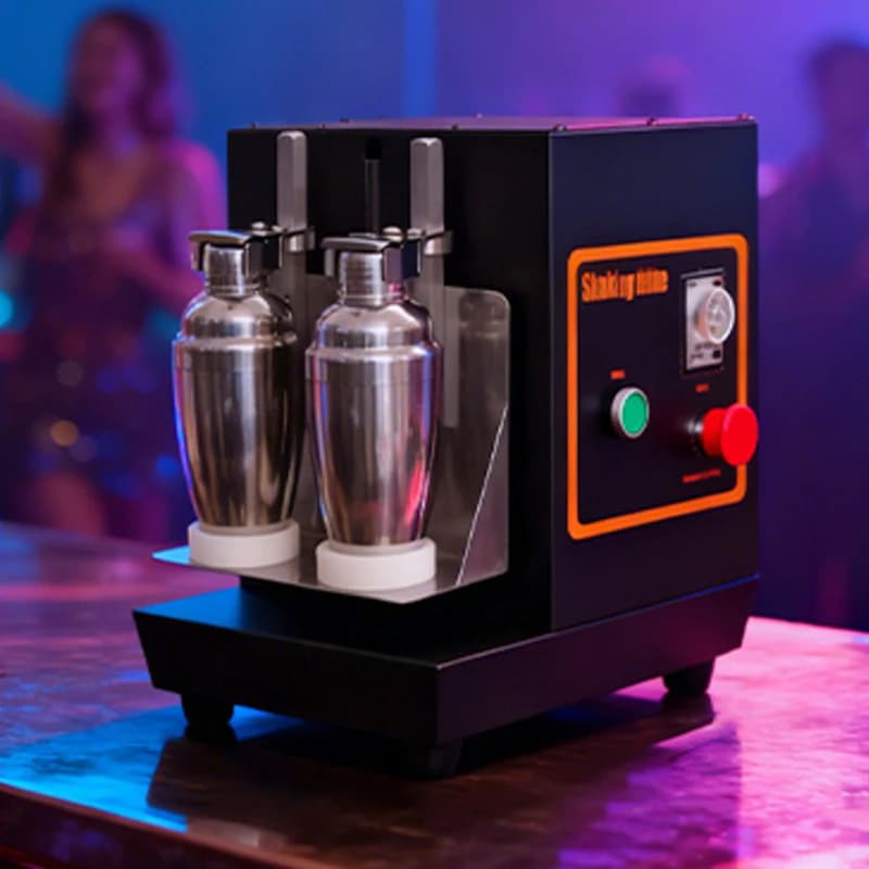 Double Head Milk Tea Shaking Machine Commercial Cocktail Shaker 220V 40W Blender Machine Milk Frother Mixer Home Appliance