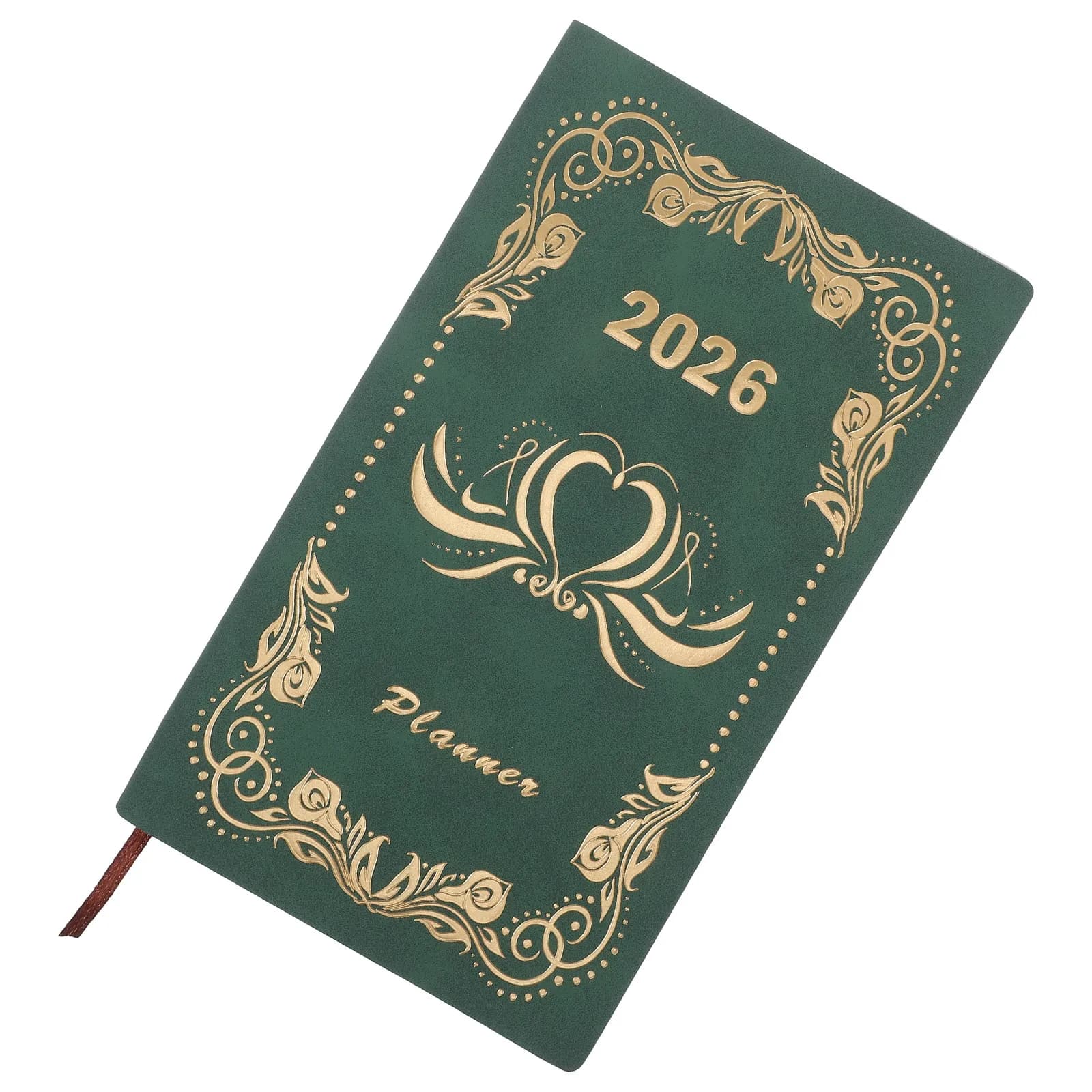 Agenda Giornaliera 2026 Mini A6 con Copertina in PU, Organizer Settimanale e Mensile, Planner per Studenti e Professionisti