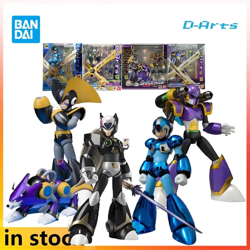 Bandai Original D-arts Mecha Prodotti sono mobili Rockman FORTE Anime Action Figure Giocattoli Modello Ornamenti Regali per ragazzi