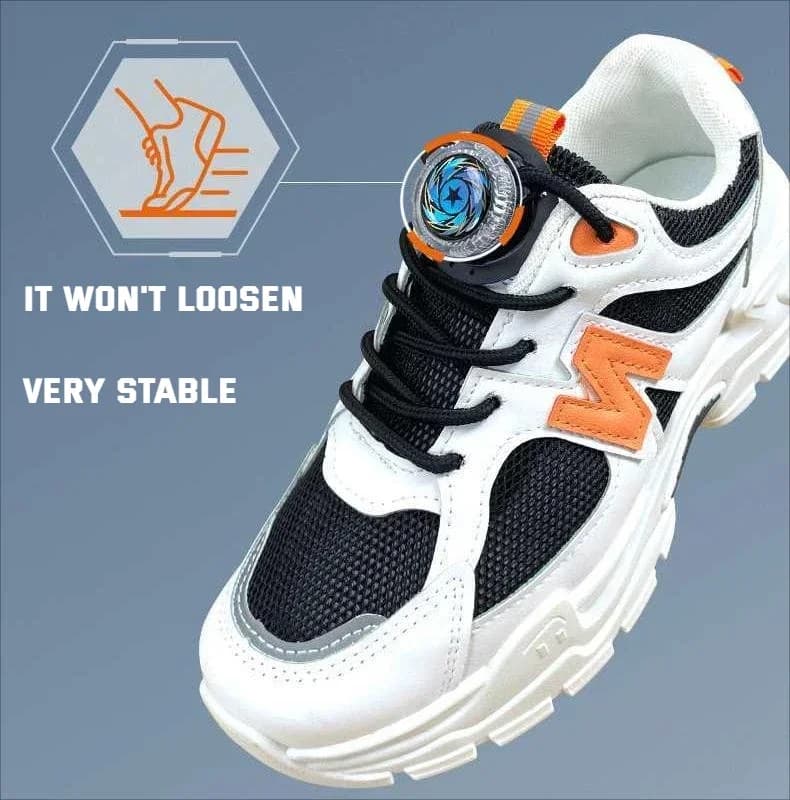Lacci automatici a corda spessa senza lacci Lacci con fibbia girevole in cristallo Sneakers Accessori per scarpe con lacci rotondi da 4 mm per bambini adulti