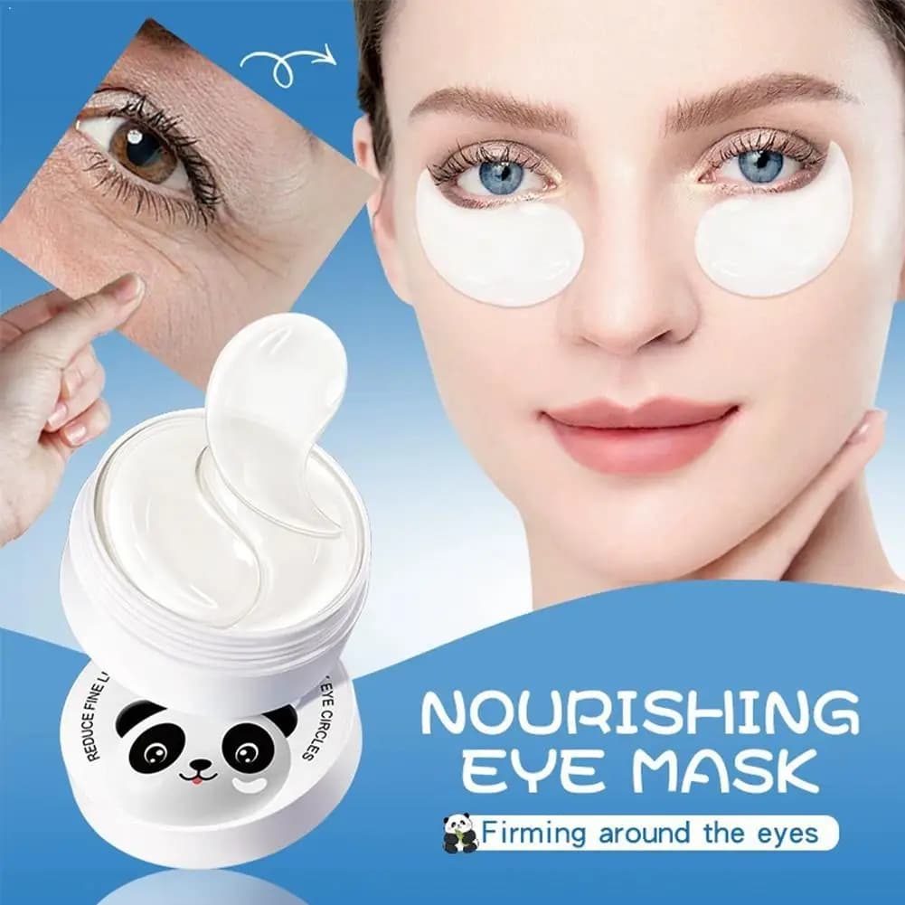 Maschera Idratante per Occhi con Estratto di Cetriolo e Mirtillo, Patch Occhi Leviganti e Riparatori al Collagene, Cosmetici Coreani