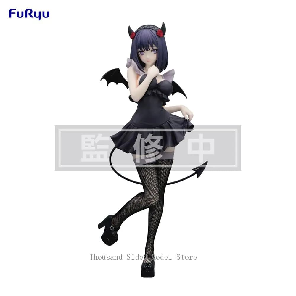 Originale FuRyu BiCute Dark My Dress-Up DarlingKitagawa Marin (Kuroe Shizuku Ver.) Action Figure Anime Colleziona modello regalo kawaii
