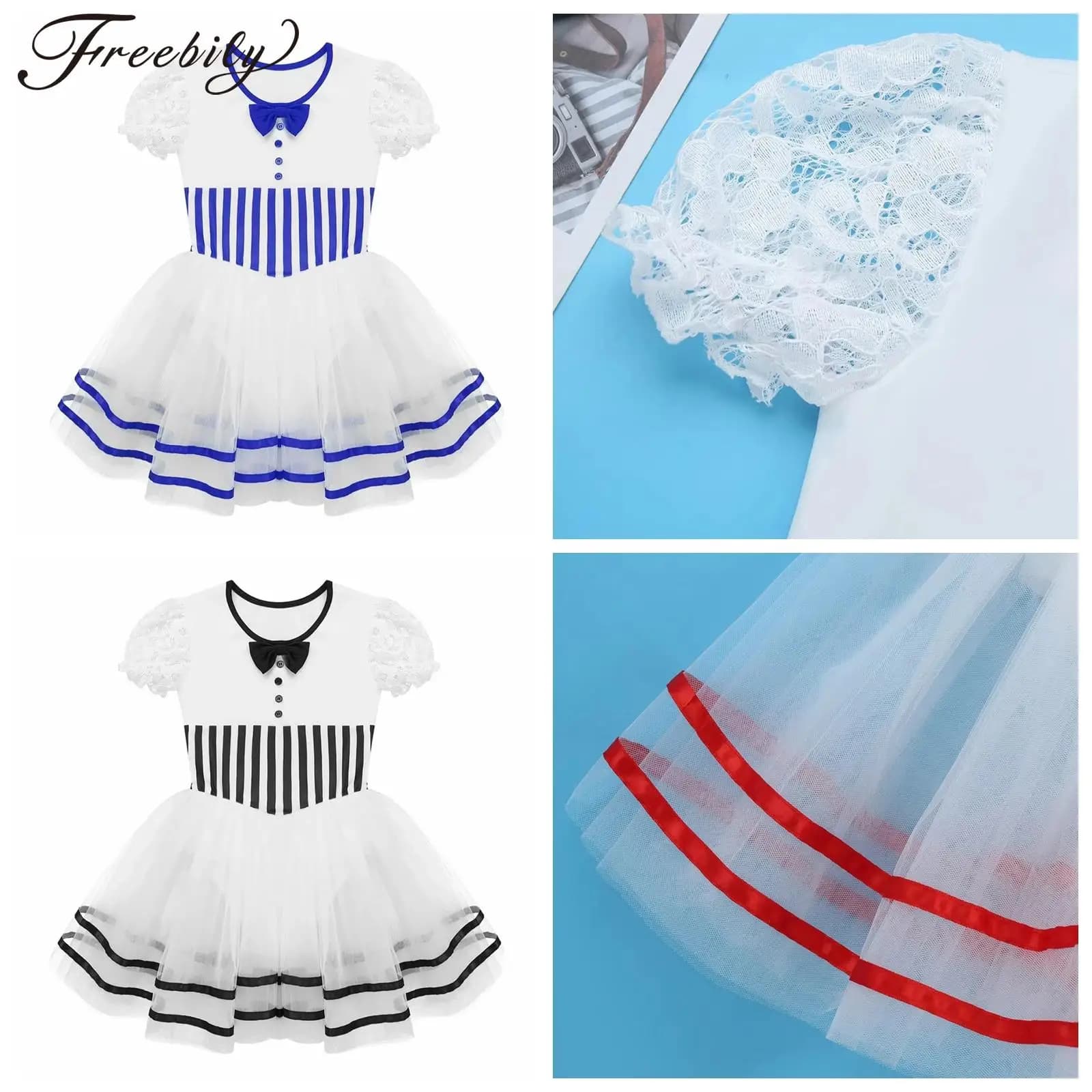 Costume da ballo natalizio per capodanno per bambina, vestito natalizio, vestito da pattinaggio a rotelle su ghiaccio, vestito da festa per body in rete per bambini