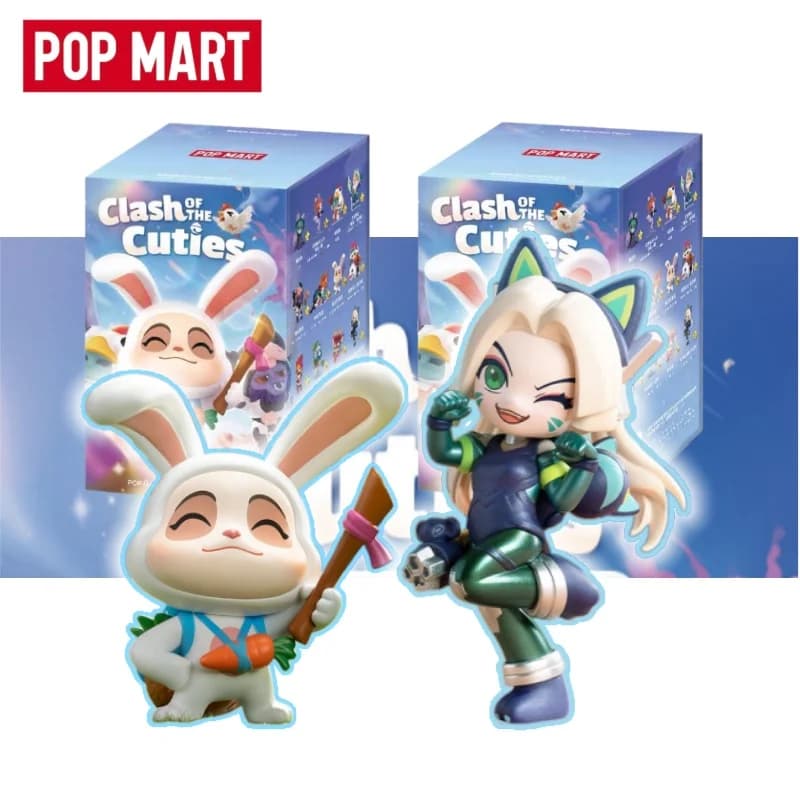 POP MART New Arrival League Of Legends Series Clash Of Cuties Serie Blind Box Anime Action Figure Toy Collect Gift For Game Fans