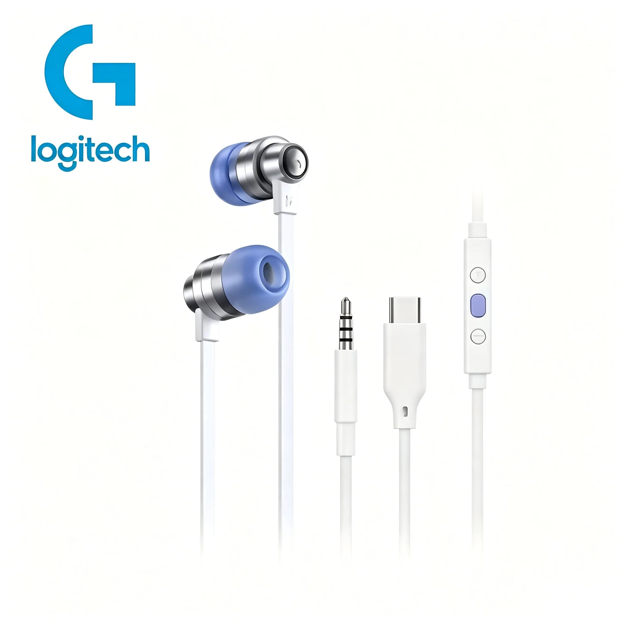 Logitech G333 Gaming Earphone Wired 3.5MM Jack In Line Microphone Dual Drivers Headset For Smartphone Laptop Game Console