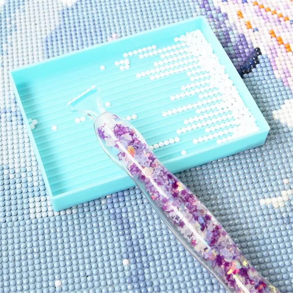 Punte di ricambio Penna per trapano a punta luminosa in resina da ricamo Accessori per pittura con diamanti Penne per pittura con diamanti a punto croce