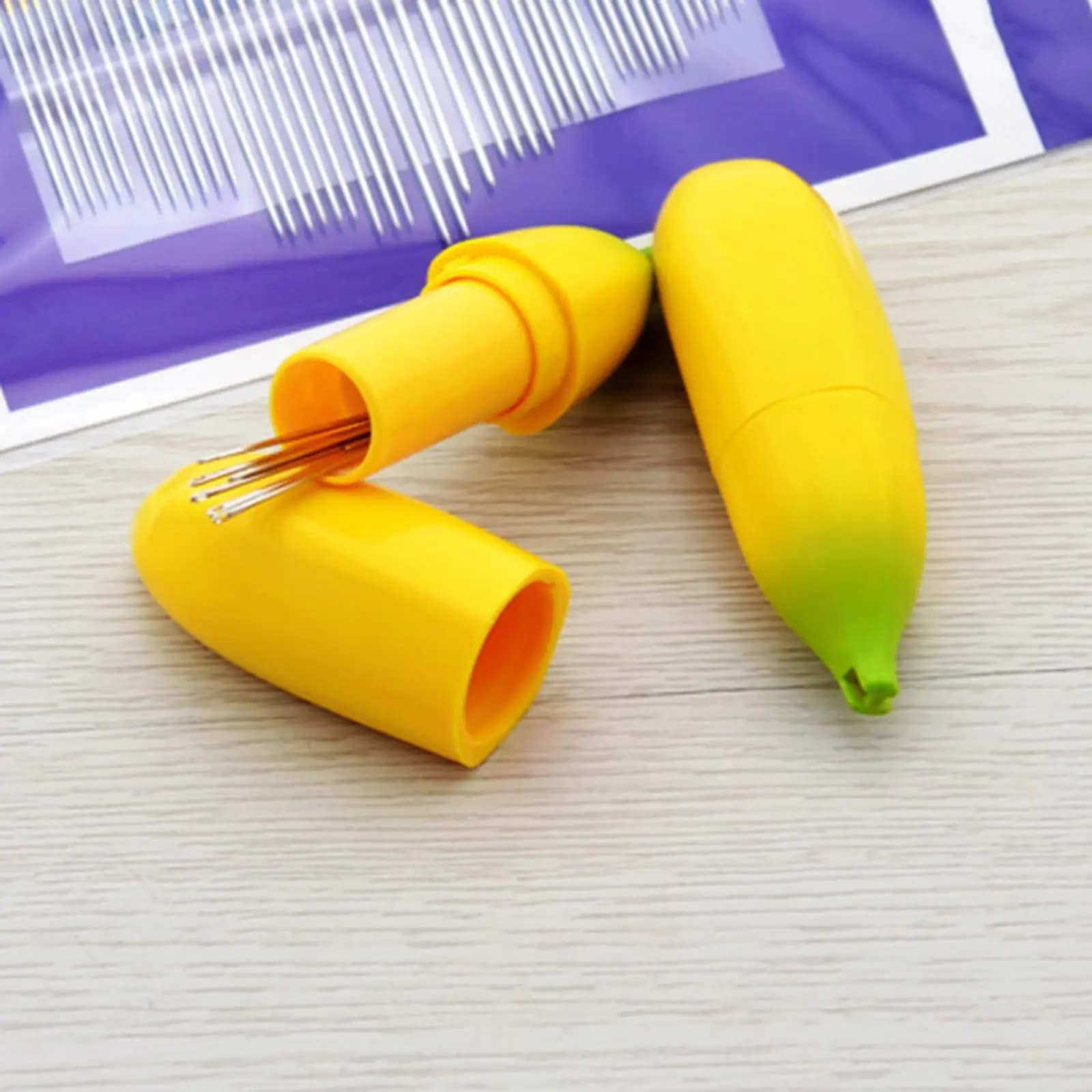 Adjustable Fabric Sewing Needle Holder Case Lightweight Storage Tube for Embroidery DIY Craft