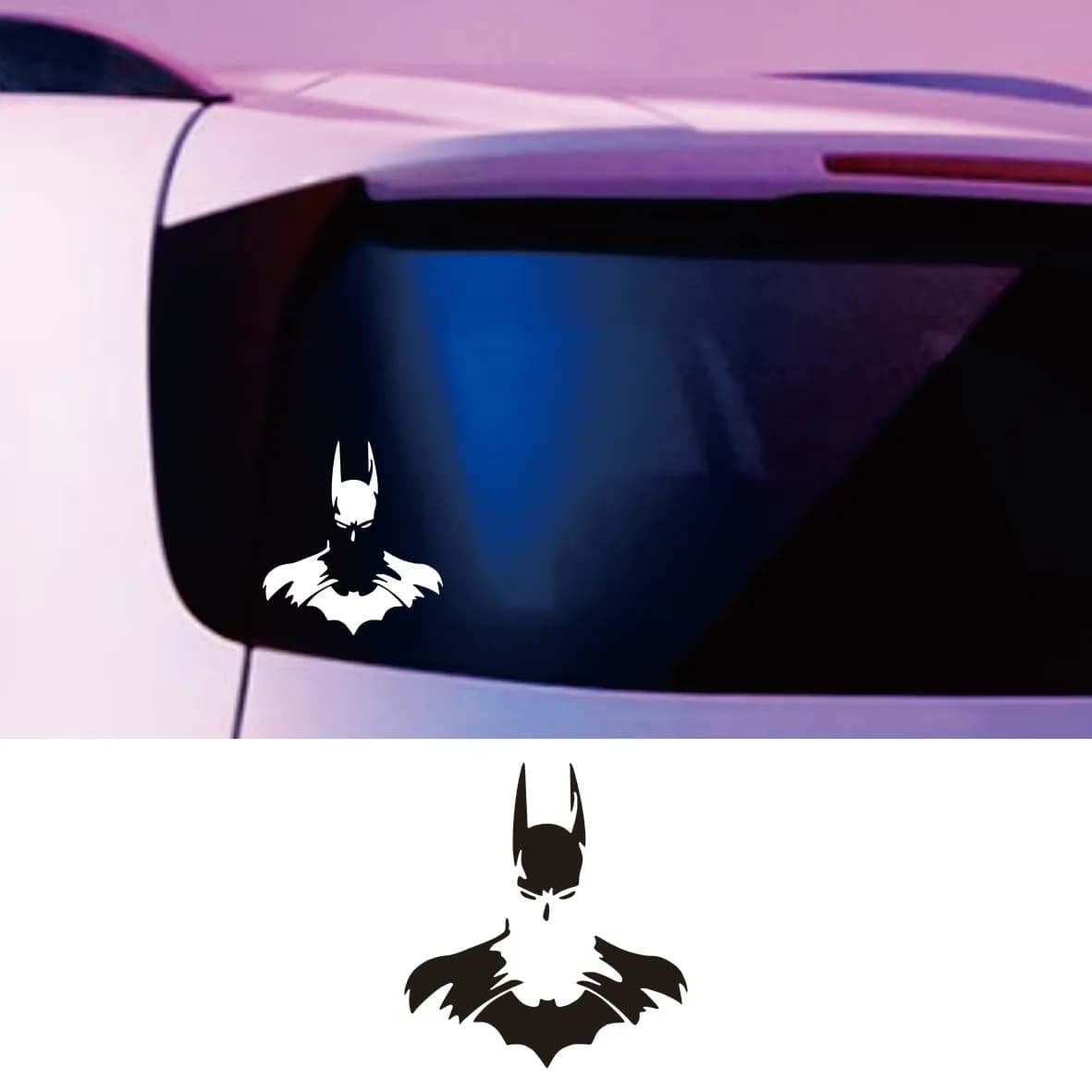 Cool Man Car Stickers Dark Knight Car Window Vinyl Decal Sticker Car Styling Car Sticker 5" x 4.5"