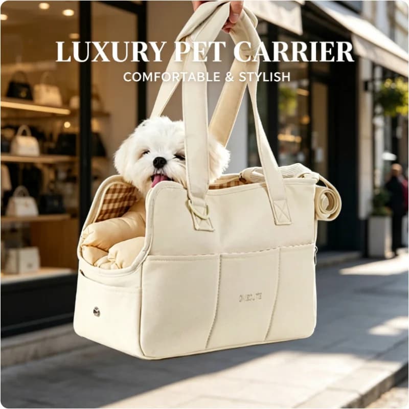 Borsa Trasportino Traspirante per Cani e Gatti, Pieghevole e Portatile, Borsa a Tracolla Leggera per Viaggi all'Aperto, Custodia per Piccoli Animali Domestici