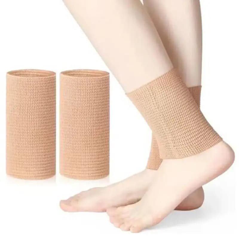 Ankle gel sleeves, padded skate socks, artistic skating protection, ice hockey, roller skates or online skating