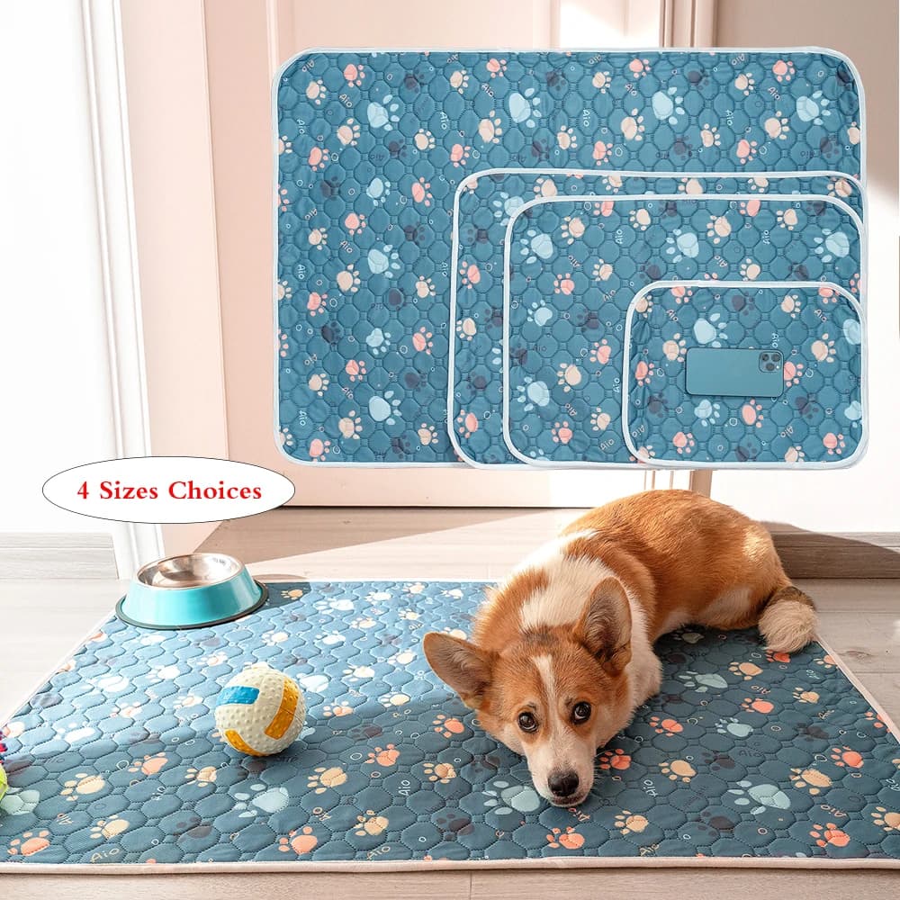 Tappetino per pipì per cani riutilizzabile coperta assorbente per pannolini lavabile tappetino per addestramento per animali domestici tappetino per urina tappetino antiscivolo per animali domestici