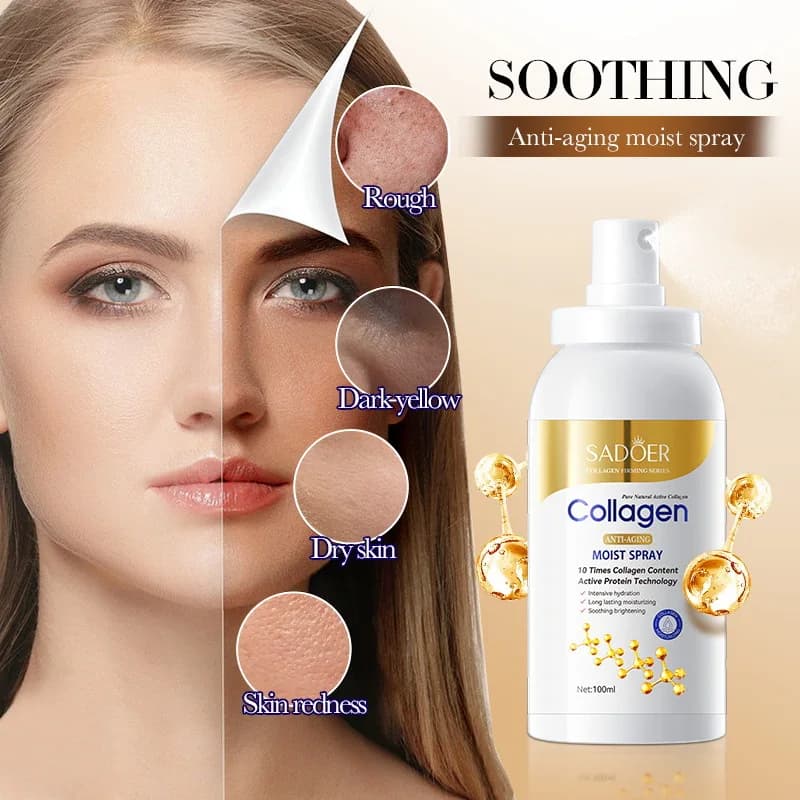 Bone collagen anti wrinkle moisturizing spray, moisturizing toner spray