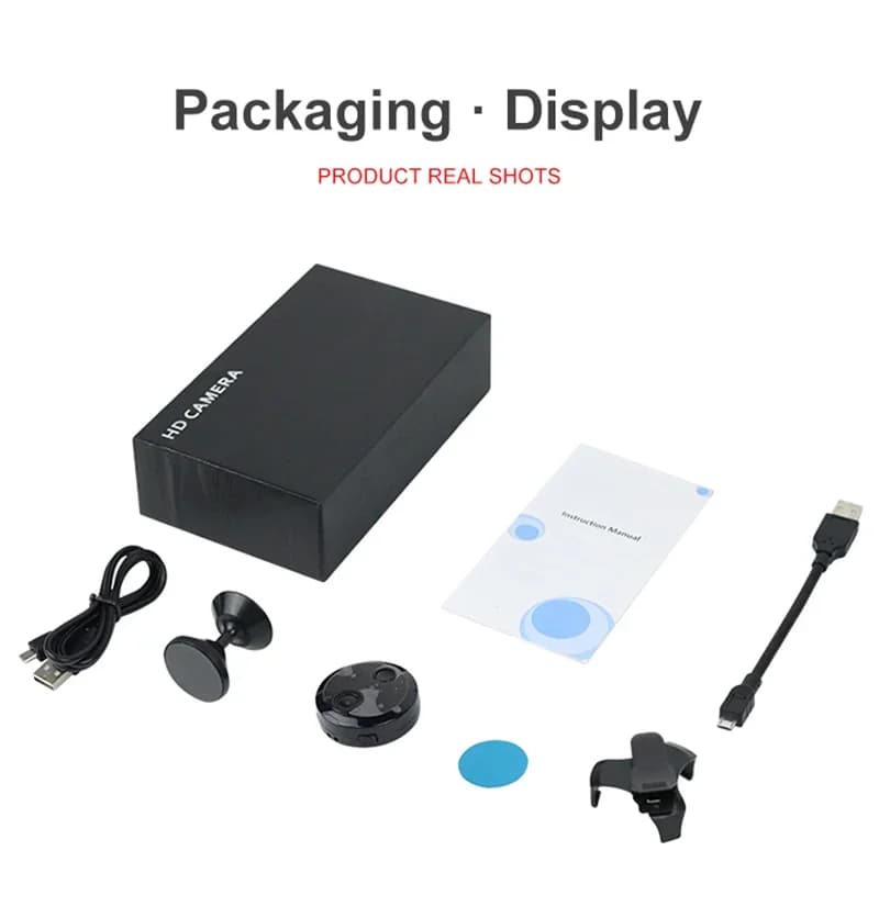 1080P HD Night Vision Camera Wireless WiFi IP Network Camera Household Camcorder Home Security Protection Surveillance Moniter