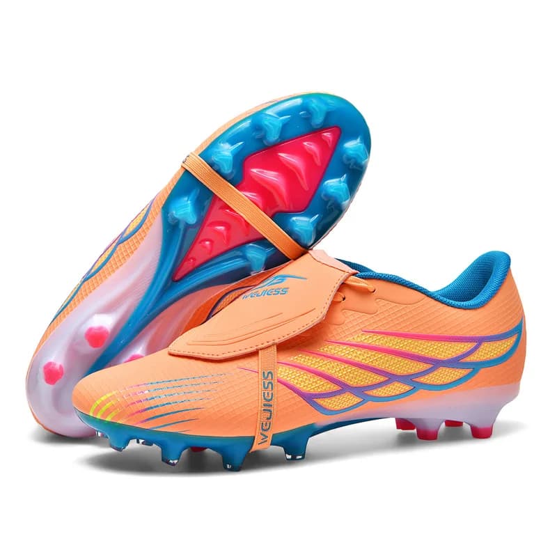 Men's Football Shoes New Unisex Grass Long Nails Shoes Ultralight Heavy Duty Futsal Fast Shoe