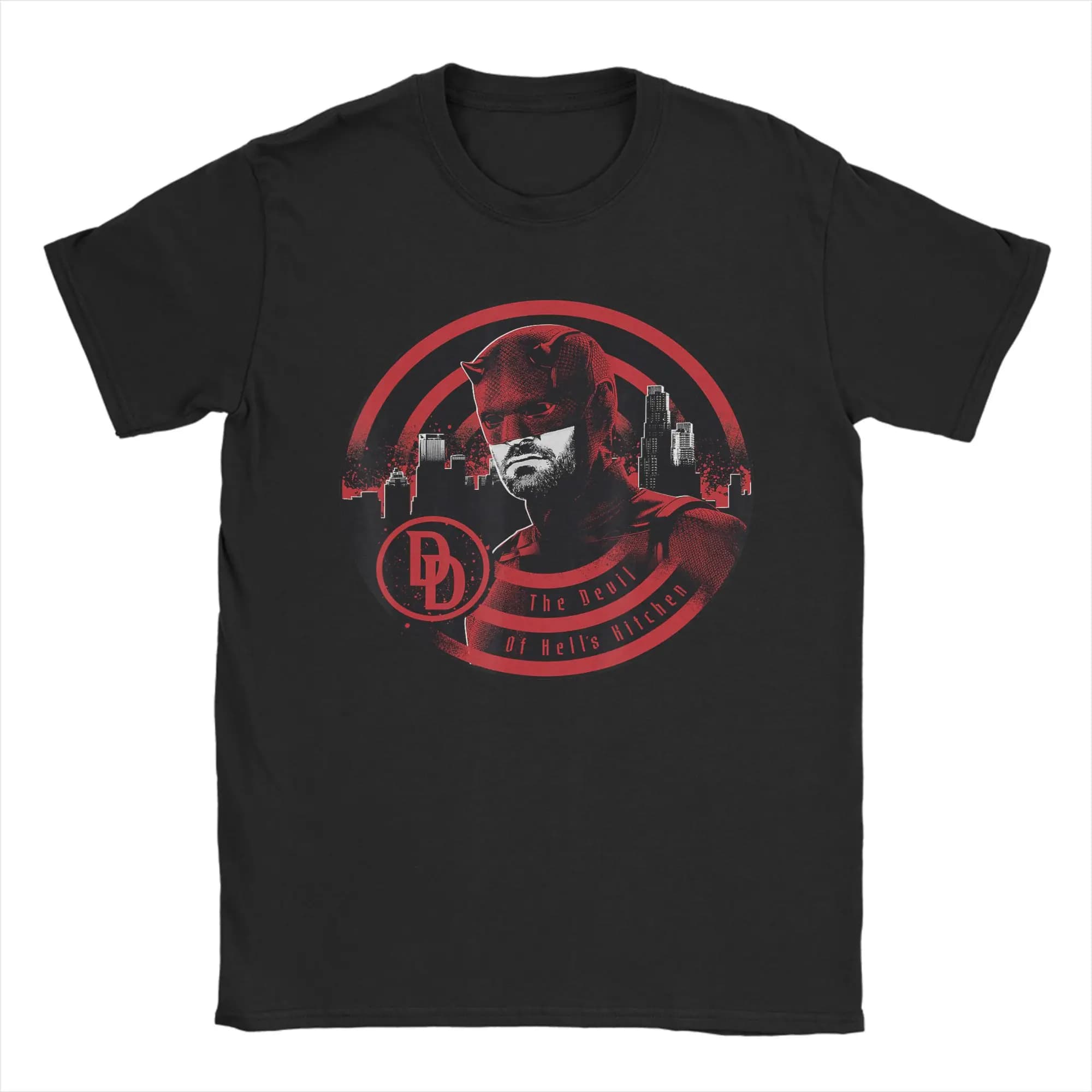 Daredevils The Devil of Hells Kitchen Maglietta da uomo Maglietta alla moda Maglietta a maniche corte con girocollo Maglietta in puro cotone Regalo Tops