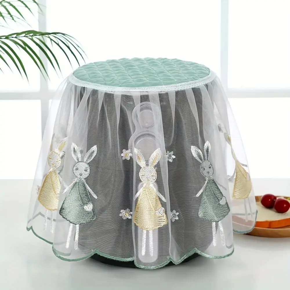 Air Frying Dust Cover, Pizzo Fabric, Universal Cover for Electric Brush, Dust Cover Durable for Appliances with Cartoon Motives