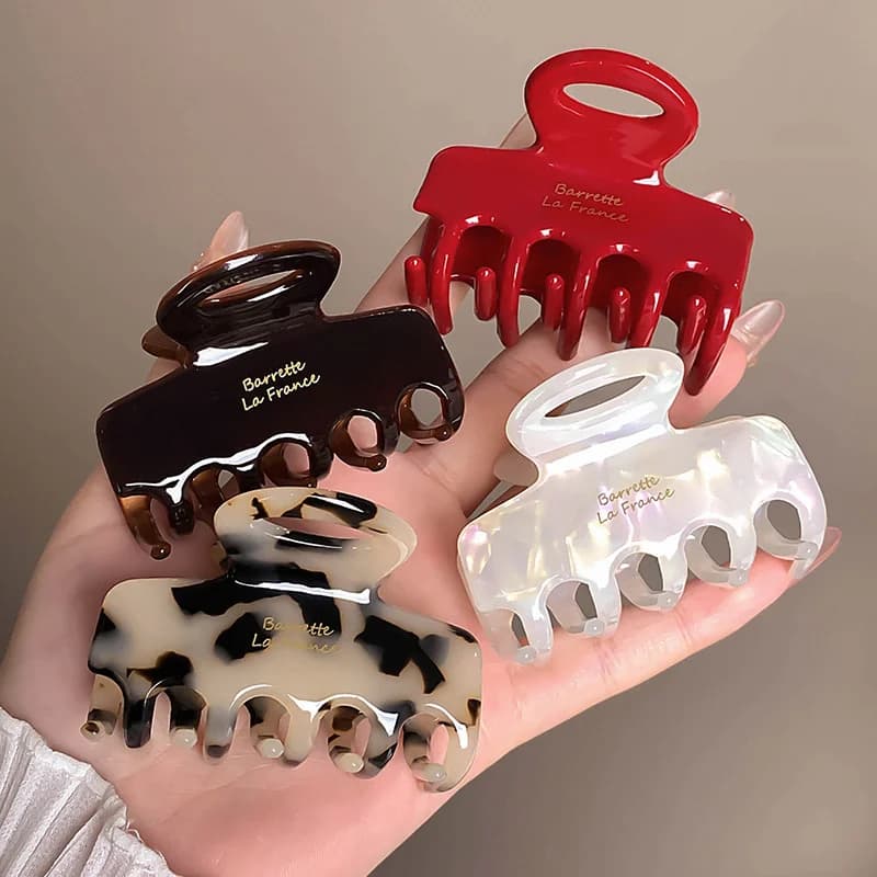 Nuovo dolce piccolo mini artigli per capelli fermagli per capelli in acetato per le donne ragazza mollette granchio morsetto coda di cavallo forcina accessori moda
