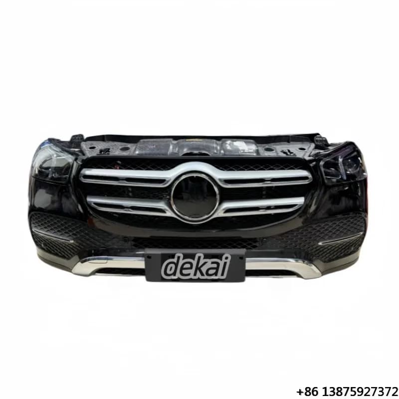 Second-hand High-quality Front Bumper Is Suitable for GLE350 2022 Front Nozzle Assembly with LED Headlights.