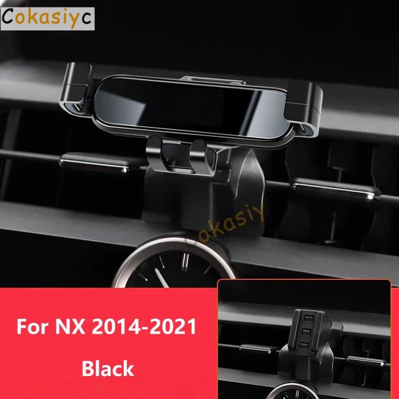Car Mobile Phone Holder For Lexus NX 350 300 2022 - 2014 300h 200t Mounts Bracket Stand Rotatable Support Accessories 3 Colors