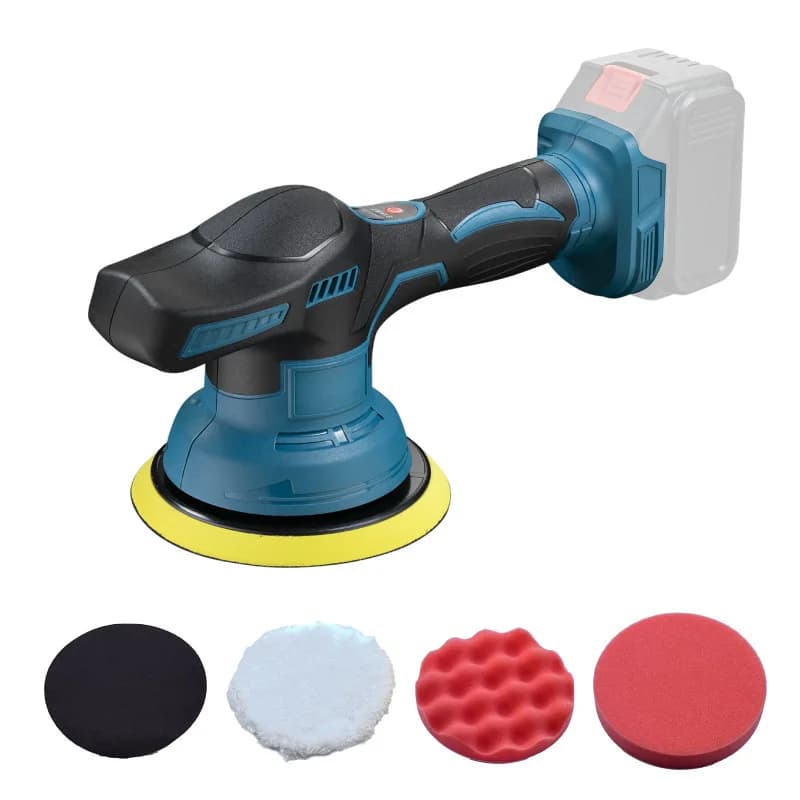 Lucidatrice per auto a batteria 8 marce regolabile ceretta elettrica automatica levigatura sigillatura smalto macchina utensile adatta per batteria Makita 18V