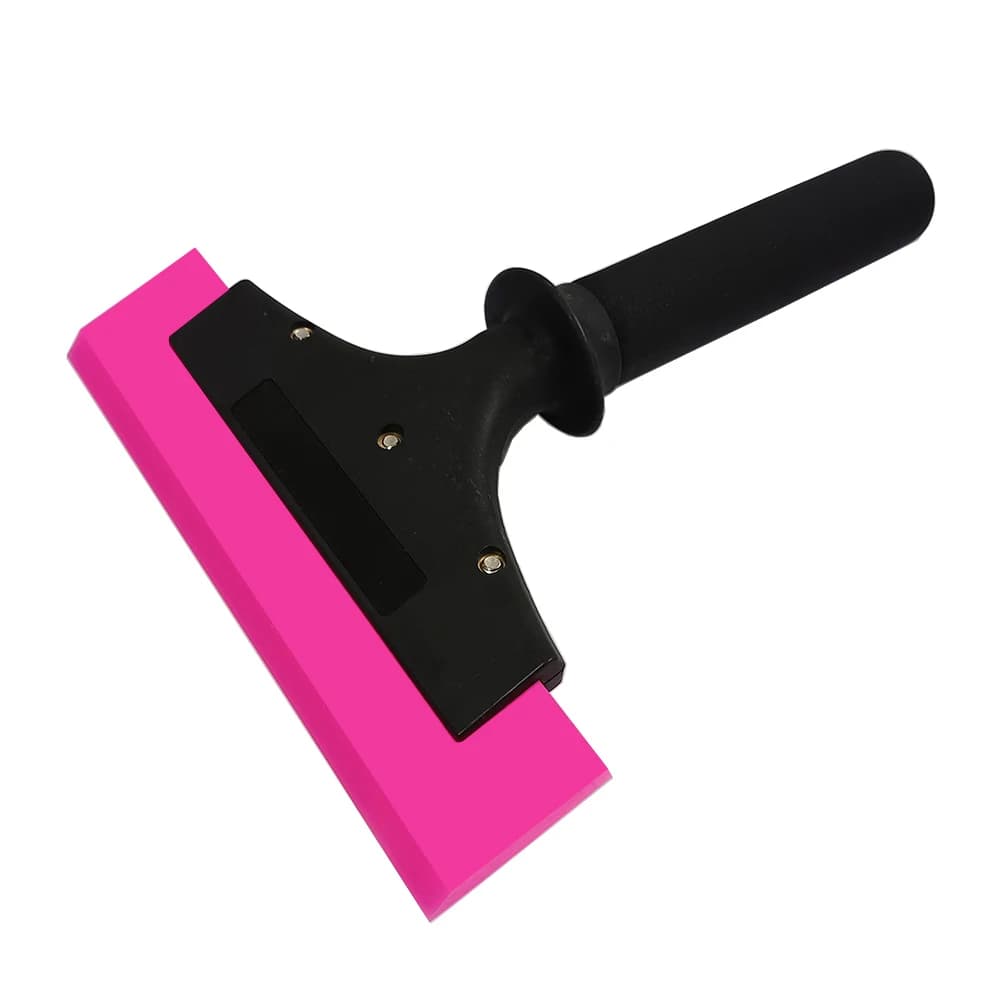 8In Blade Long Rubber Scraper Windshield Glass Water Remover Wiper PPF Squeegee Building Cleaning Tool Window Film Tinting Tool