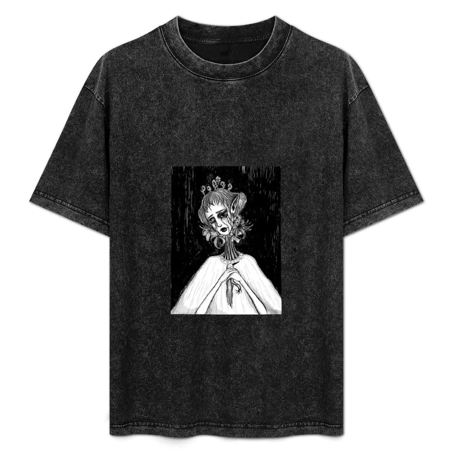 Mourning Bird T-Shirt Summer Print Short Sleeve Tee