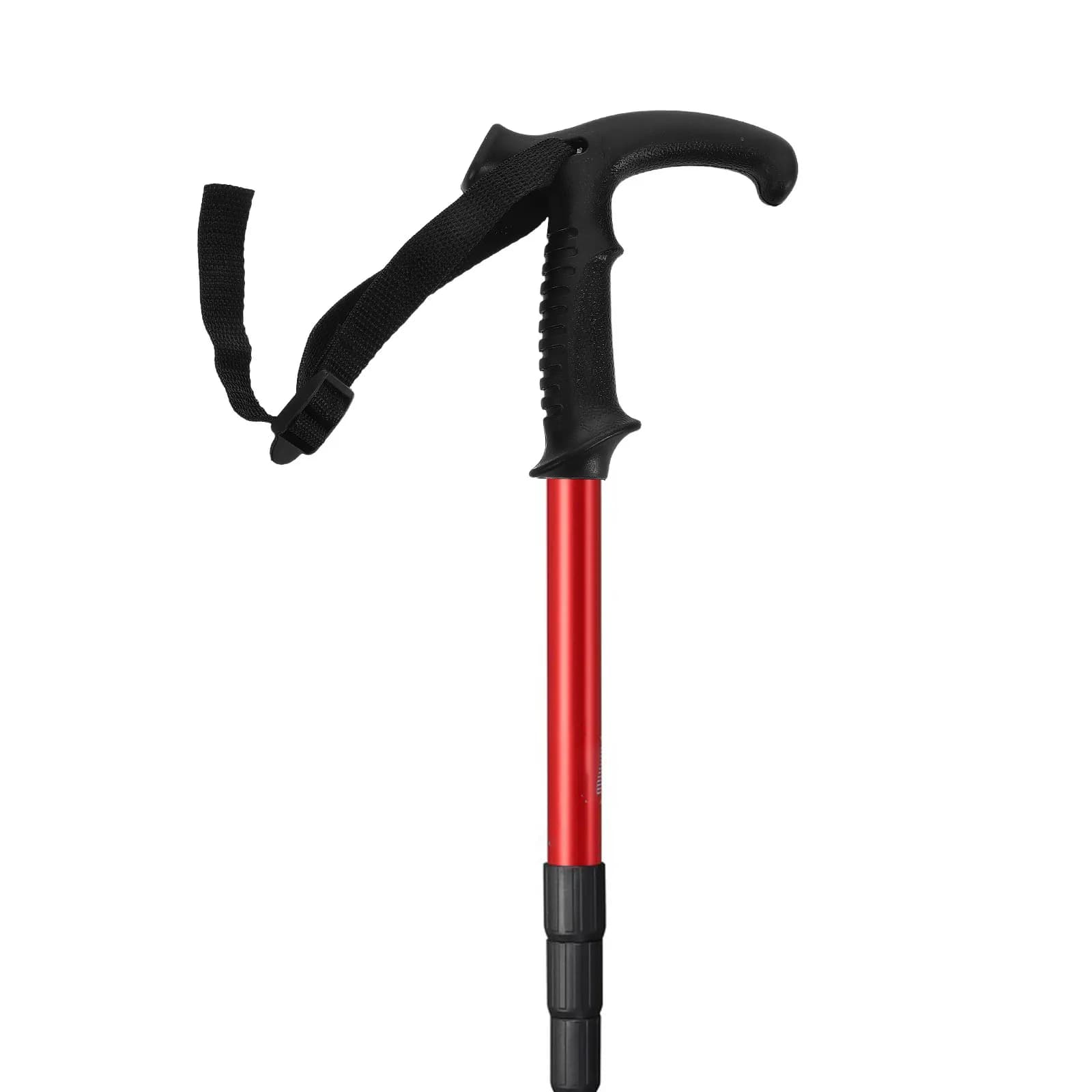 Impugnatura Ergonomica in Plastica per Bastone da Trekking con Manico a T, Cinturino da Polso Regolabile, Supporto Stabile per Bastone da Escursionismo