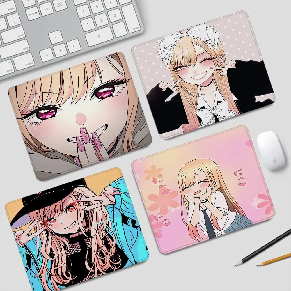 Piccolo tappetino per mouse anime carino per mouse per computer Kitagawa Marin Tappetino per mouse Accessori da scrivania per ufficio Tappetini per ufficio Tappetino per giocatori