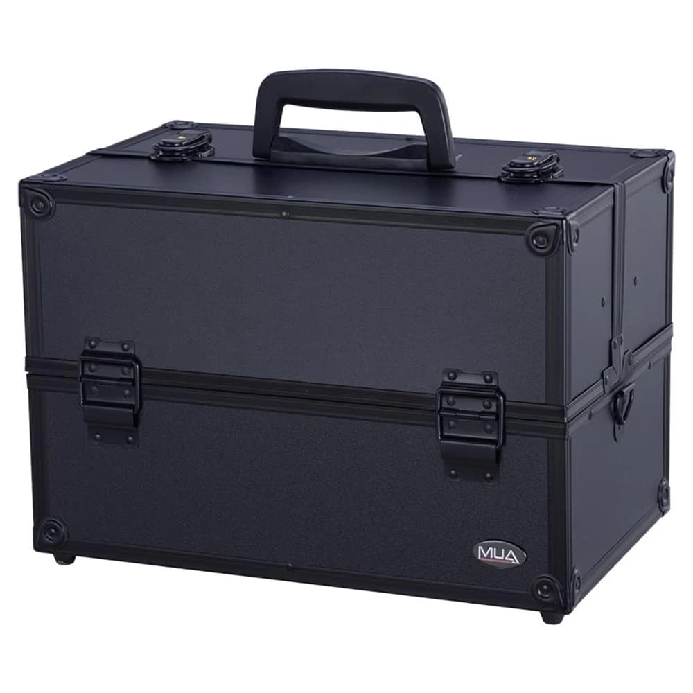 Professional Cosmetic Makeup Case for Makeup Machines with Extensible Trays Skin Care Products, Hair Care Articles and Brushes