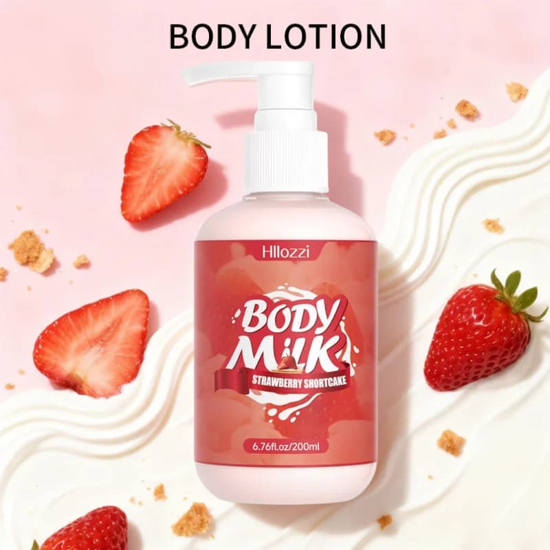 Lozione Corpo Idratante 200ml per Pelle Setosa, Crema Idratante Profonda con Collagene e Fragranza di Frutta