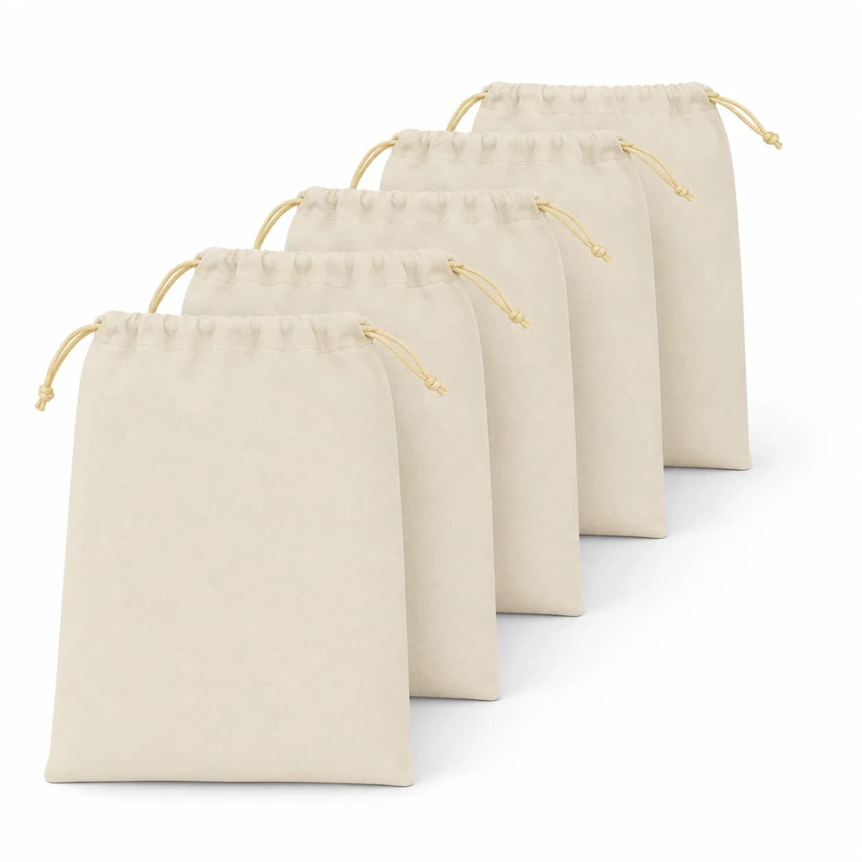 Non-Woven Drawstring Storage Bag Reusable Dustproof Travel Organizer Pouch for Clothes Shoes Towels Accessories Closet Packing B