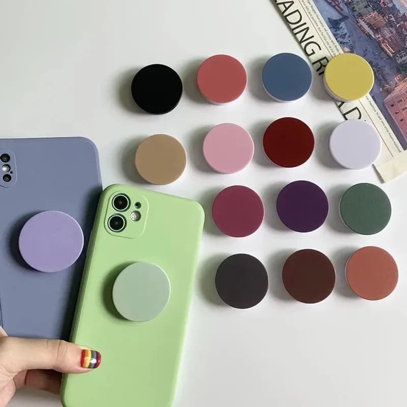 Impugnatura per dito rotonda Supporto per cellulare Tok Supporto per telefono pieghevole espandibile Accessori per dispositivi mobili per iPhone Huawei Staffa per dito Xiaomi