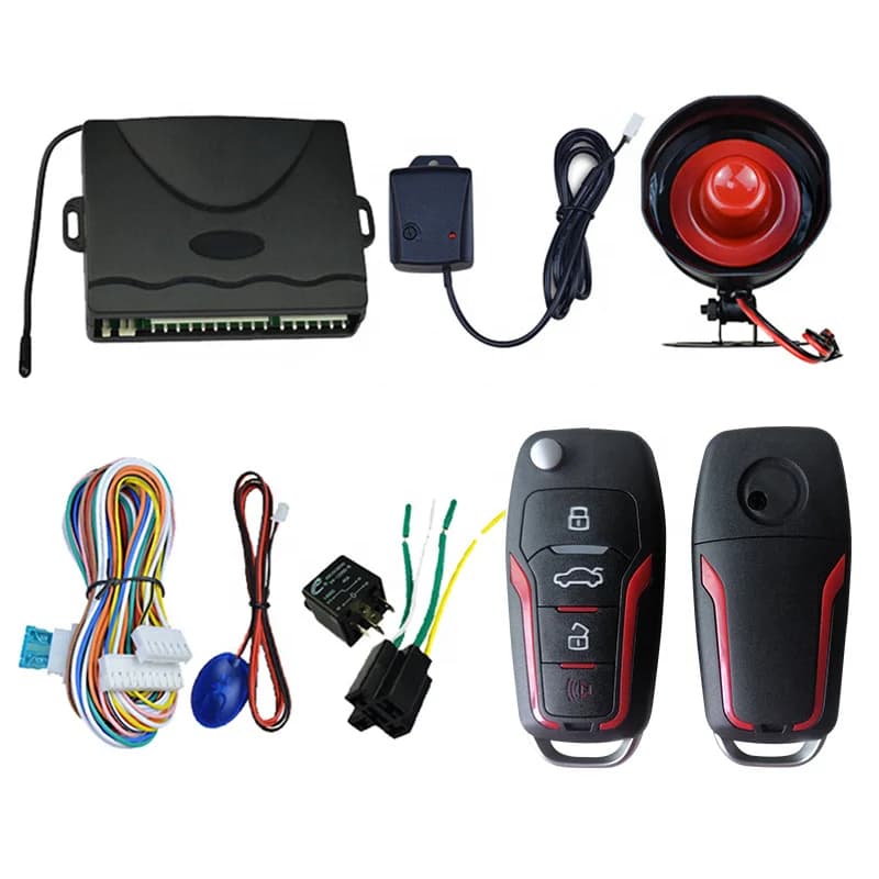 Vendite calde 12V universale per auto antifurto protezione sistema di sicurezza telecomando serratura porta veicolo