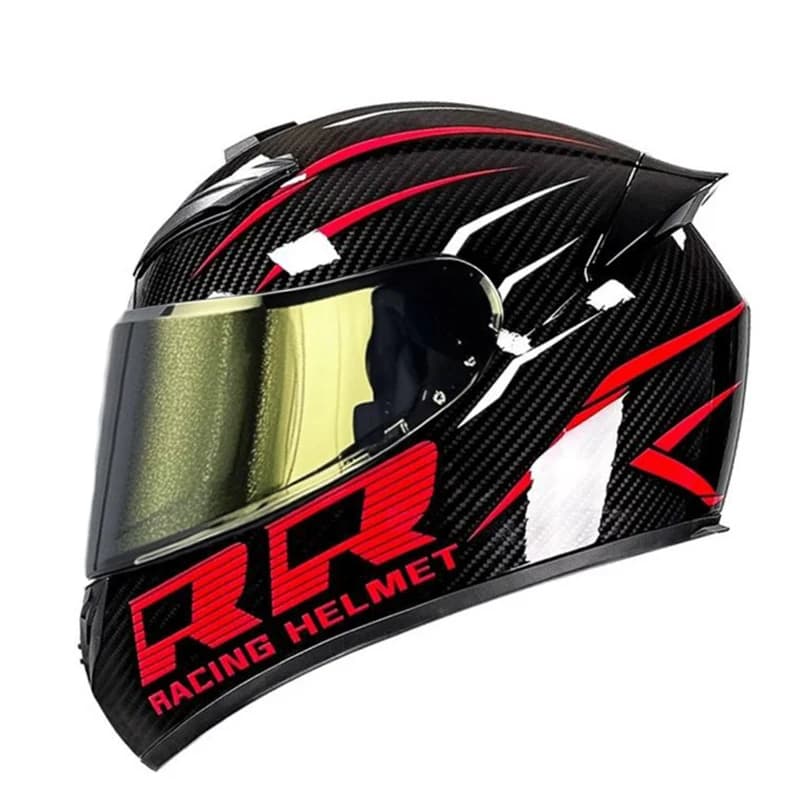Casco moto DOT unisex Casco casco di sicurezza DOT Casco da moto Outdoor Up Ridin casco da corsa casco integrale Casco Capacete protettivo