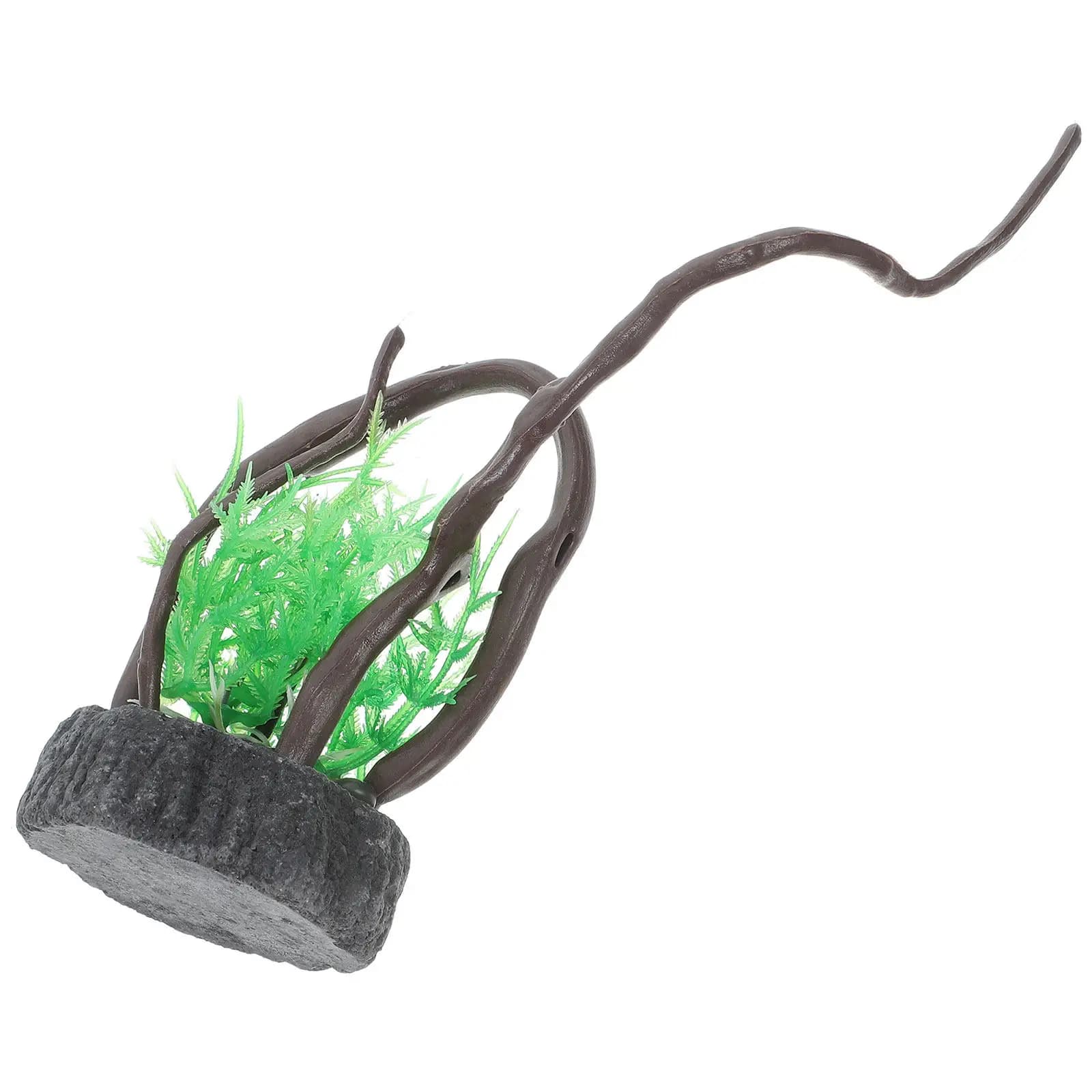 Artificial Fish Tank Root Decoration Realistic Aquarium Simulation Plants Safe Fish Tank Ornament Natural Aquatic Landscape