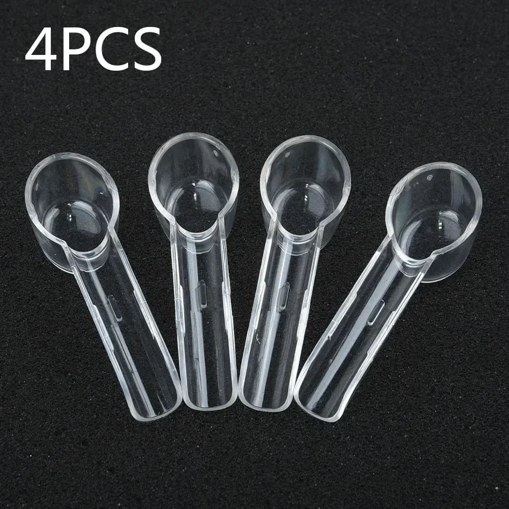 2/4 pieces dust cover for head for electric toothbrush (head for electric toothbrush not included) transparent protective case for toothbrush head