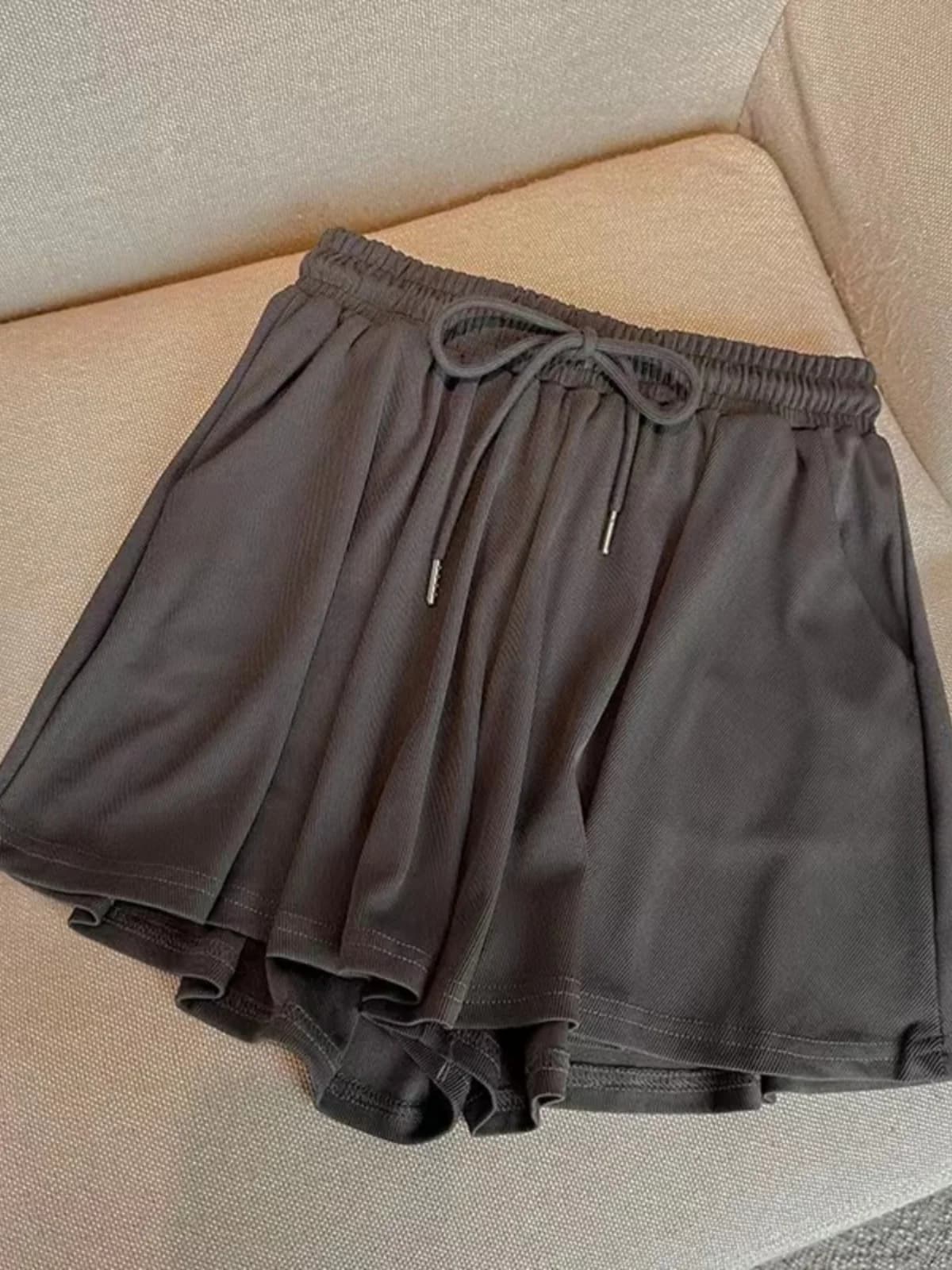 High Waist Loose Casual Sports Shorts Women's Summer New Style Slimming Versatile Short A-Line INS Hot Pants Skirt