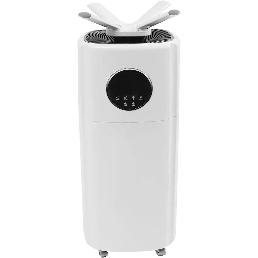 Umidificatore Ultra Grande da 3000 piedi quadrati e 5,5 galloni con 3 livelli di nebulizzazione, tubo di prolunga, 360° ° Ugelli e telecomando per uso domestico
