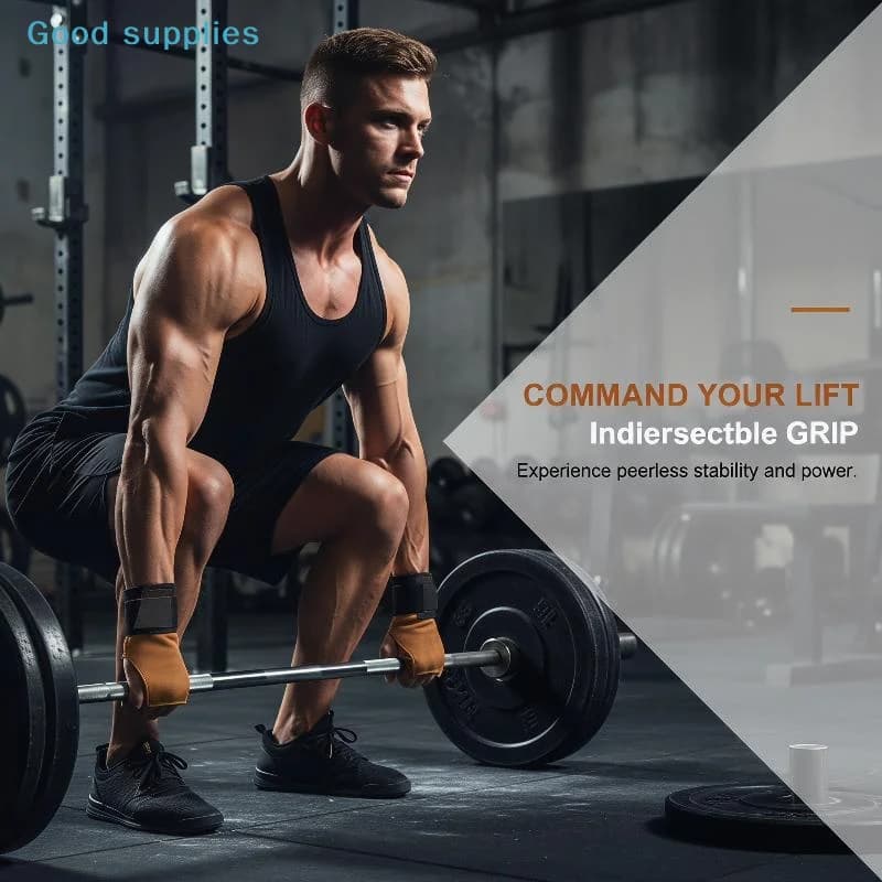 nimble1PC Gym Grips Gloves Weightlifting Fitness Pull Up Crossfit Workout Equipment Anti-Slip Wear-Resistance Palm Protection